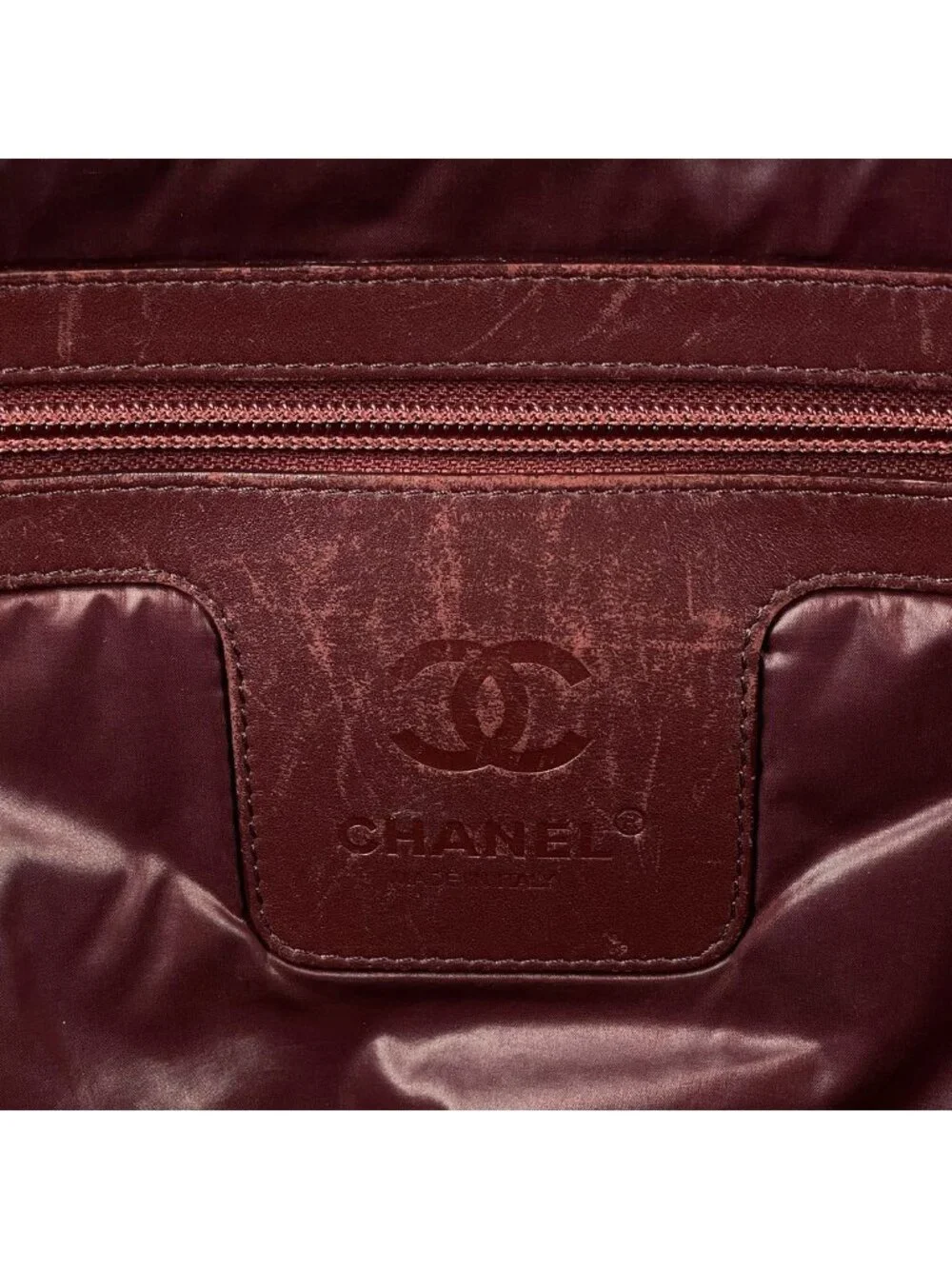 Chanel Handbag Coco Cocoon Mini Boston CC Logo Nylon Black
